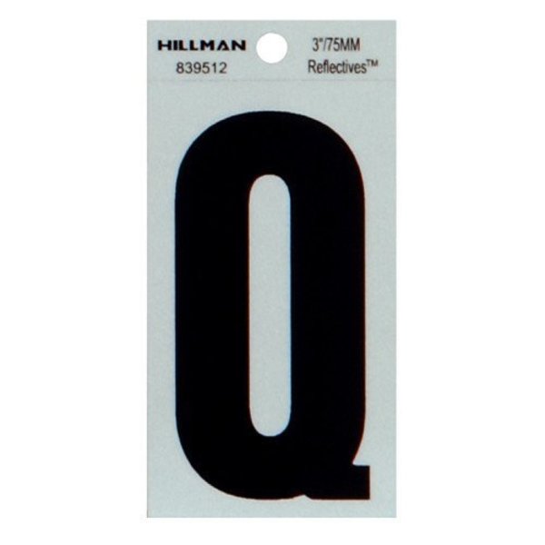 Hillman 3" Blk Q Thin Adhesive 839512